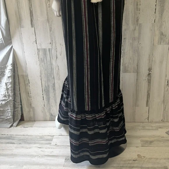 A2- Maxi patterned long dress NEW size M (8-10) TIME AND TRU - Picture 5 of 6